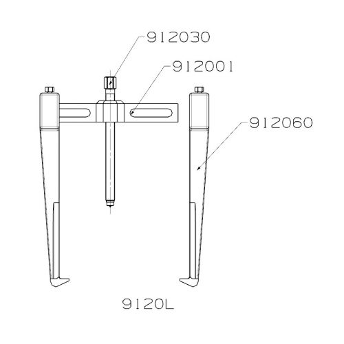 EXTRACTOR FORZA SERIE 9100 DE 2 PATAS